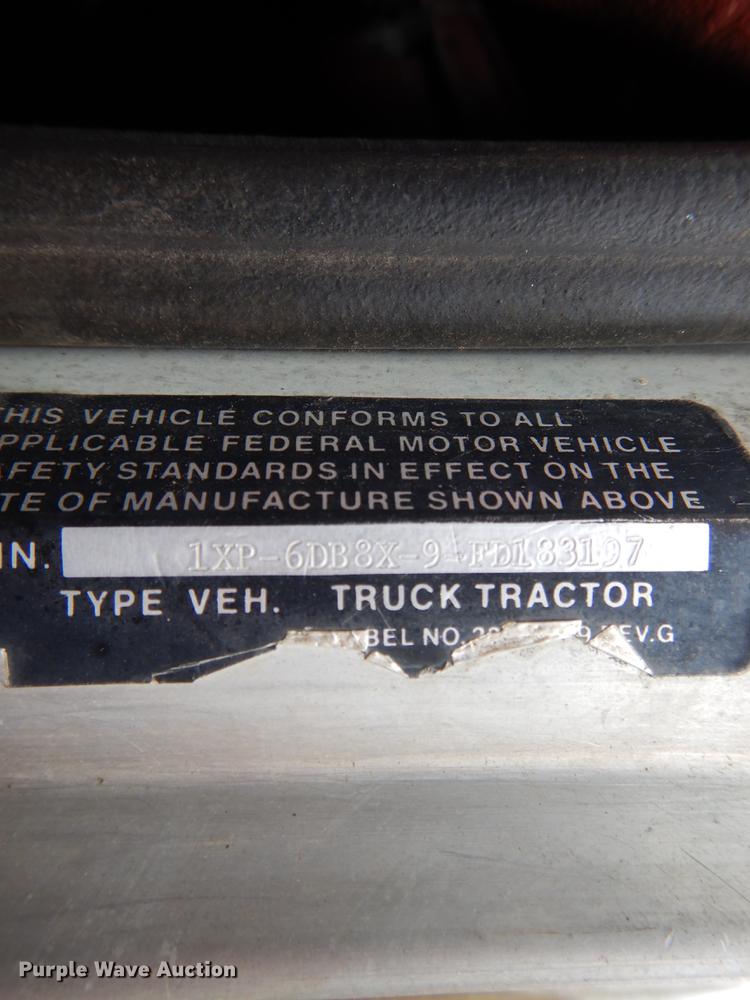 image for item DI7739 1985 Peterbilt 362  semi truck