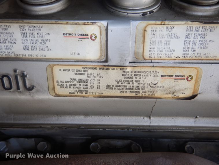 image for item DI8257 1992 Pierce Dash  pumper fire truck