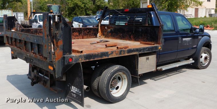 image for item DI8289 2007 Ford F450 Super Duty XL  dump flatbed truck