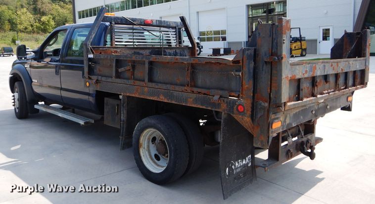 image for item DI8289 2007 Ford F450 Super Duty XL  dump flatbed truck