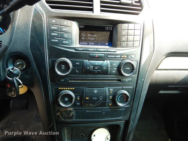 image for item DI8295 2016 Ford Explorer Police Interceptor  SUV