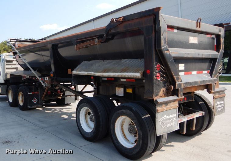 image for item DI8300 2000 Travis end dump trailer