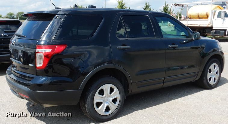 image for item DJ4445 2015 Ford Explorer Police Interceptor  SUV