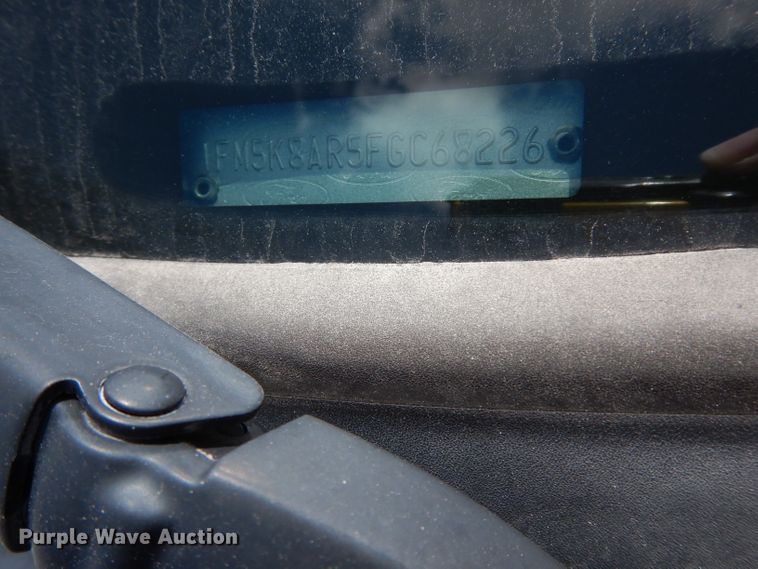 image for item DJ4445 2015 Ford Explorer Police Interceptor  SUV