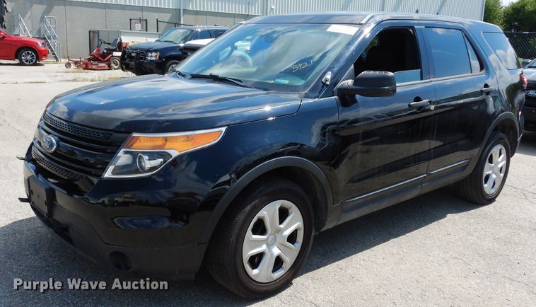 image for item DJ4446 2015 Ford Explorer Police Interceptor  SUV