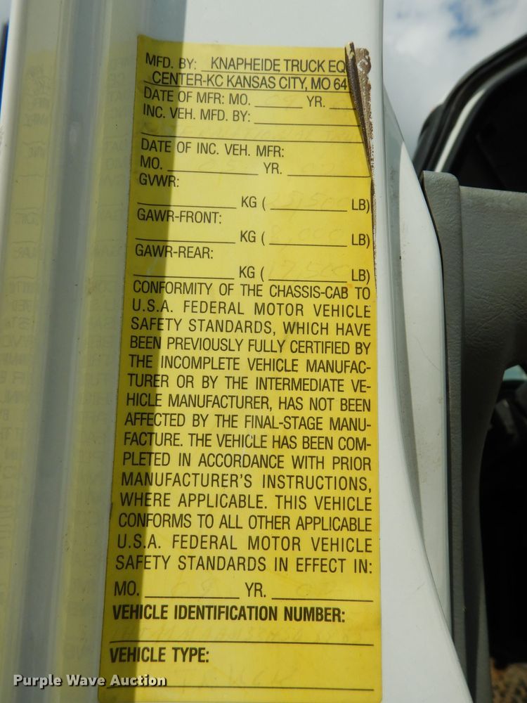 image for item DJ6752 2003 International 4300  crane truck