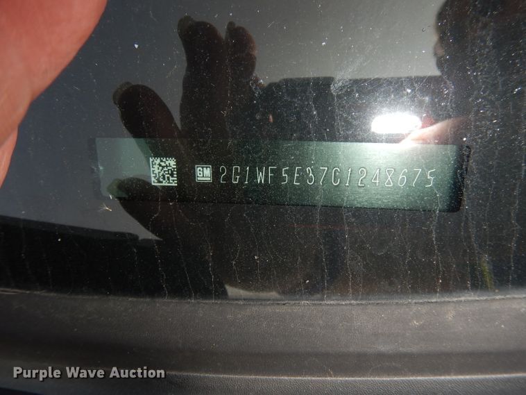 image for item DJ6758 2012 Chevrolet Impala