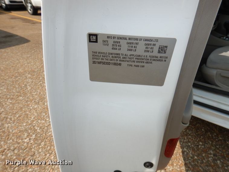 image for item DJ6759 2013 Chevrolet Impala