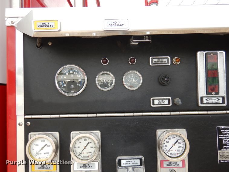 image for item DJ6808 1994 International 4900  Pierce fire truck