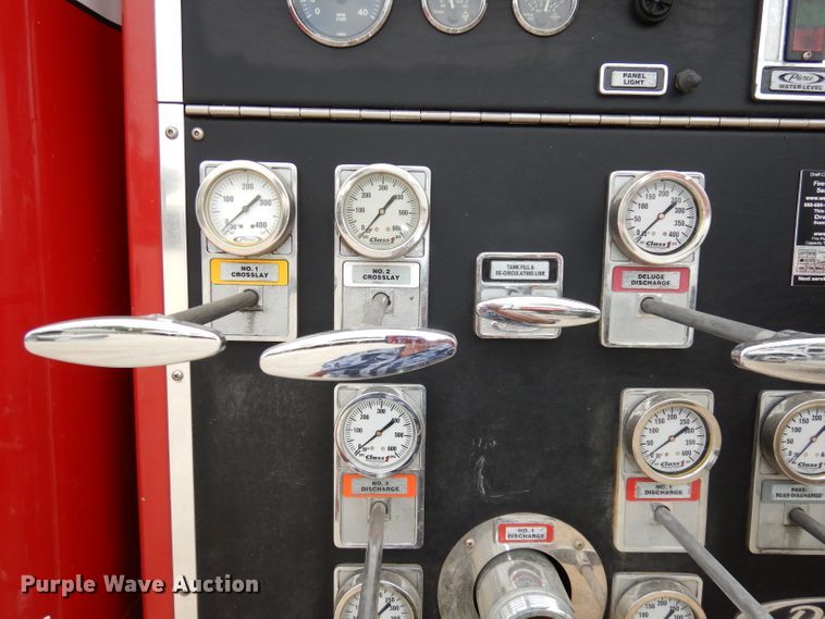 image for item DJ6808 1994 International 4900  Pierce fire truck