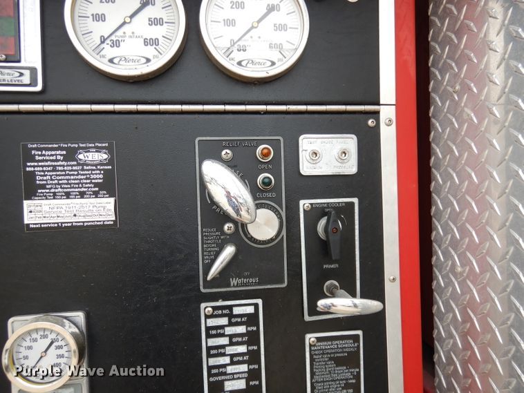 image for item DJ6808 1994 International 4900  Pierce fire truck