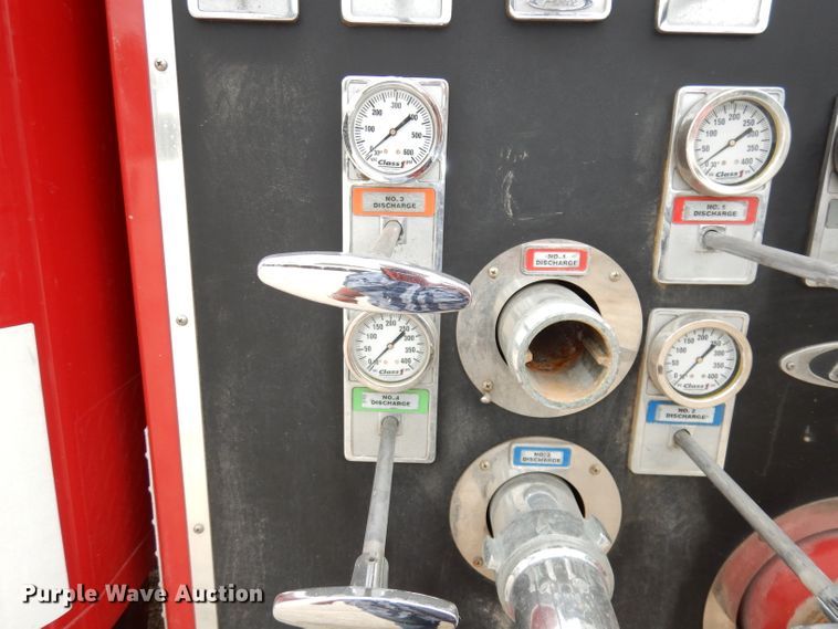 image for item DJ6808 1994 International 4900  Pierce fire truck