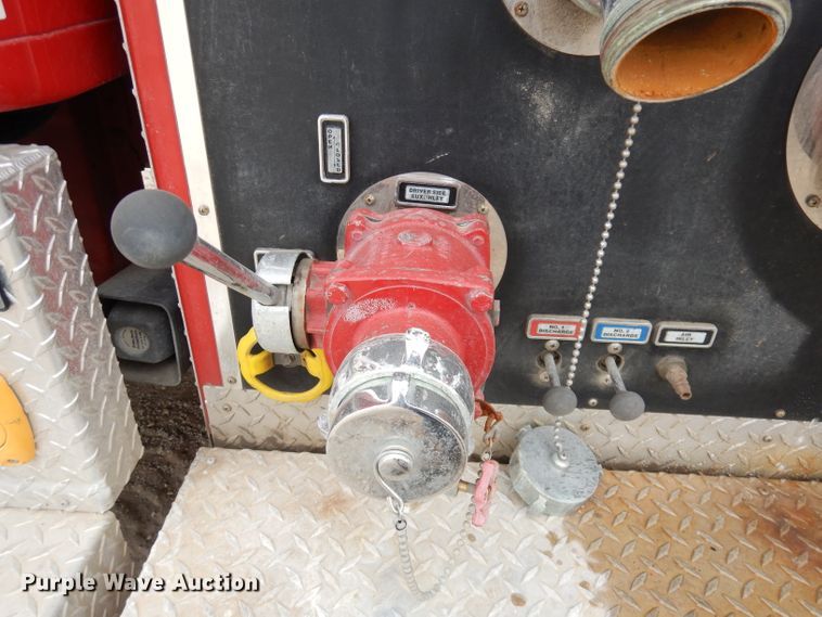 image for item DJ6808 1994 International 4900  Pierce fire truck