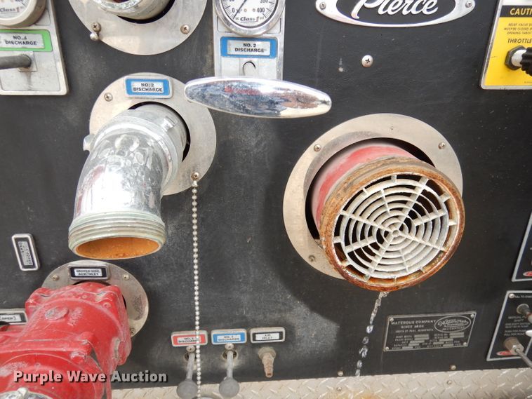 image for item DJ6808 1994 International 4900  Pierce fire truck