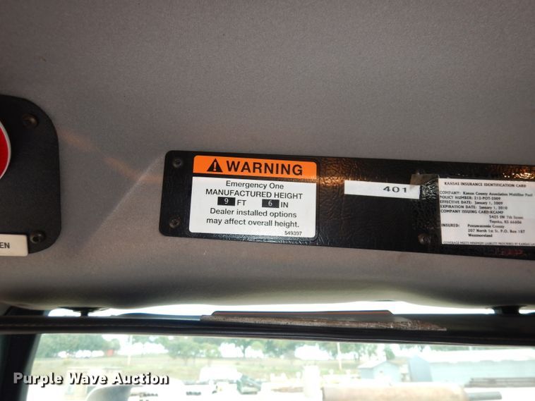 image for item DJ6809 2003 Freightliner FL70 E-One  fire truck