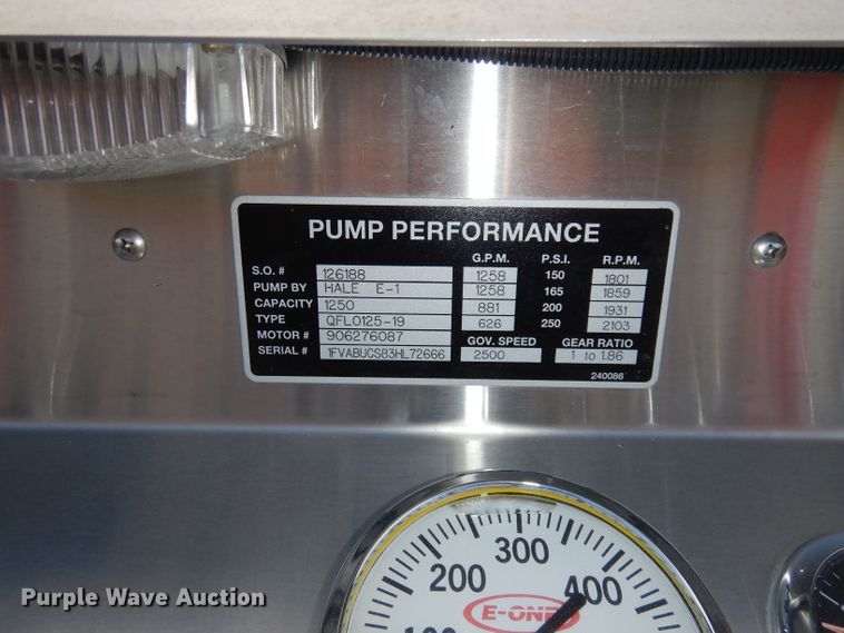 image for item DJ6809 2003 Freightliner FL70 E-One  fire truck