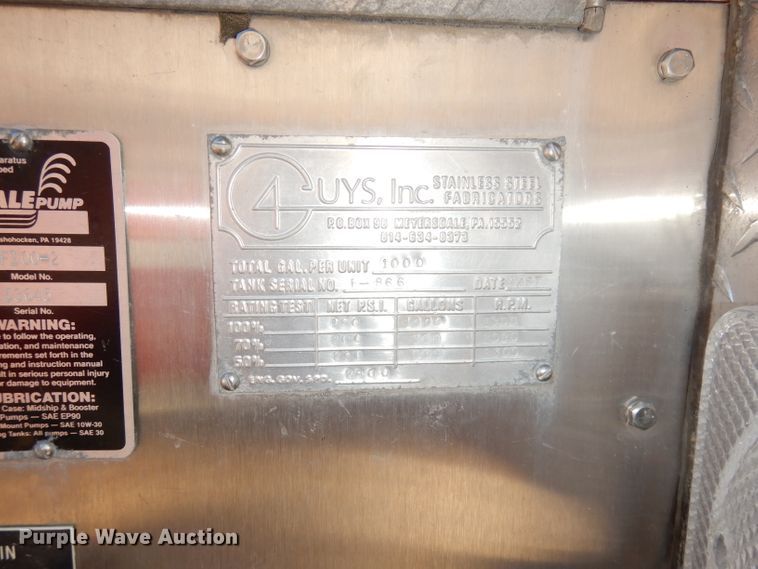 image for item DJ6810 1987 Ford F8000  fire truck