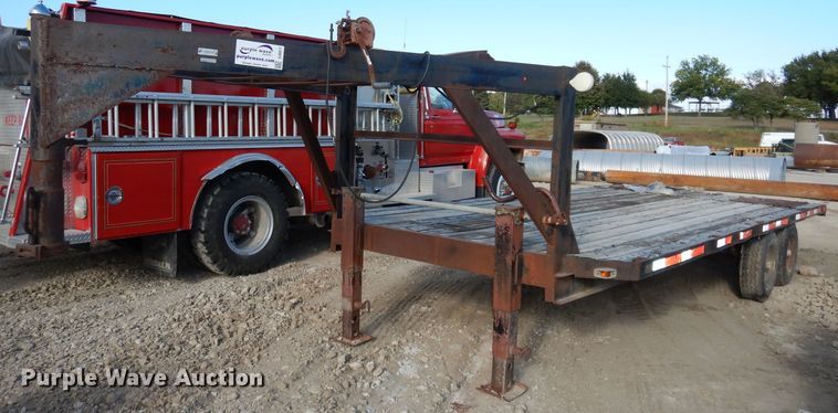 image for item DJ6811 1992 shop built equipment trailer