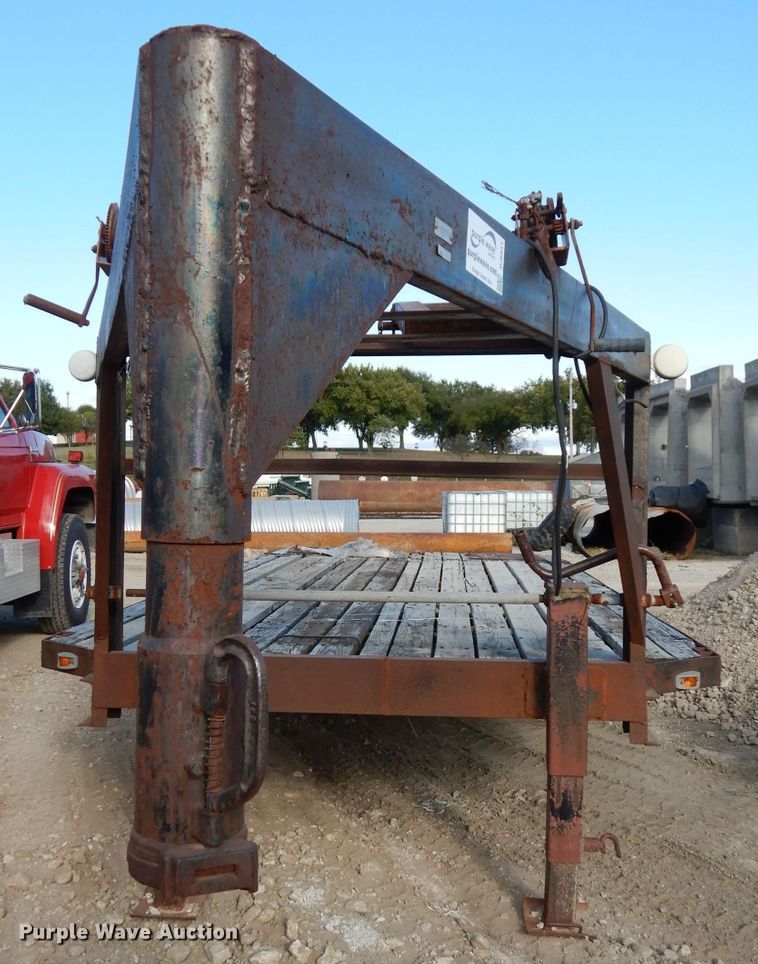 image for item DJ6811 1992 shop built equipment trailer