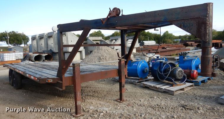 image for item DJ6811 1992 shop built equipment trailer