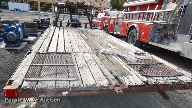 image for item DJ6811 1992 shop built equipment trailer