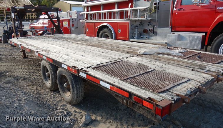 image for item DJ6811 1992 shop built equipment trailer