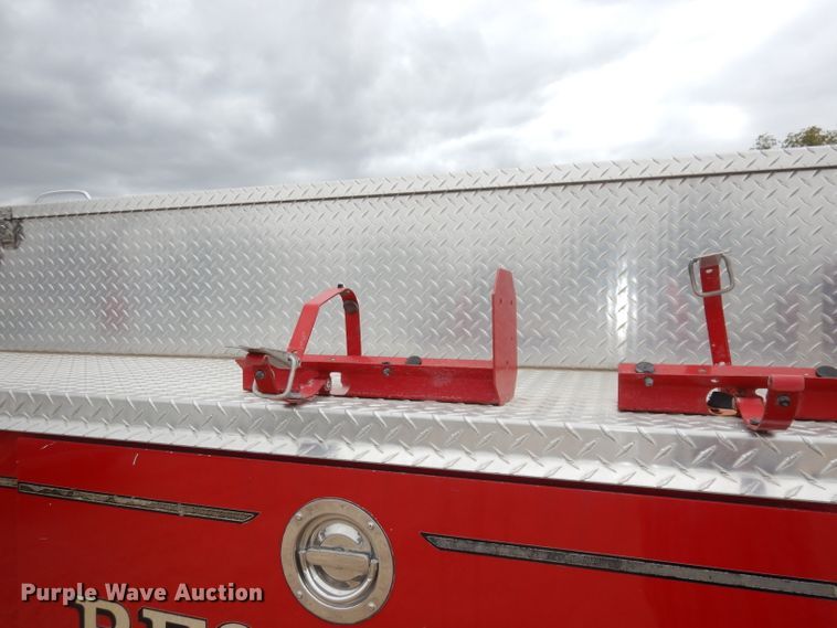 image for item DJ6812 1989 GMC Sierra 2500  Crew Cab utility bed brush fire truck