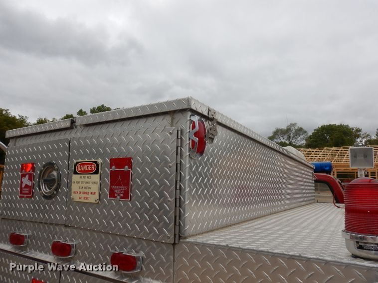 image for item DJ6812 1989 GMC Sierra 2500  Crew Cab utility bed brush fire truck