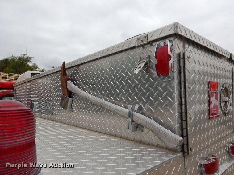 image for item DJ6812 1989 GMC Sierra 2500  Crew Cab utility bed brush fire truck