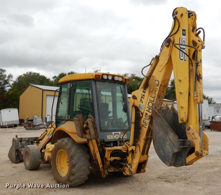 image for item DJ6817 New Holland LB75B  backhoe