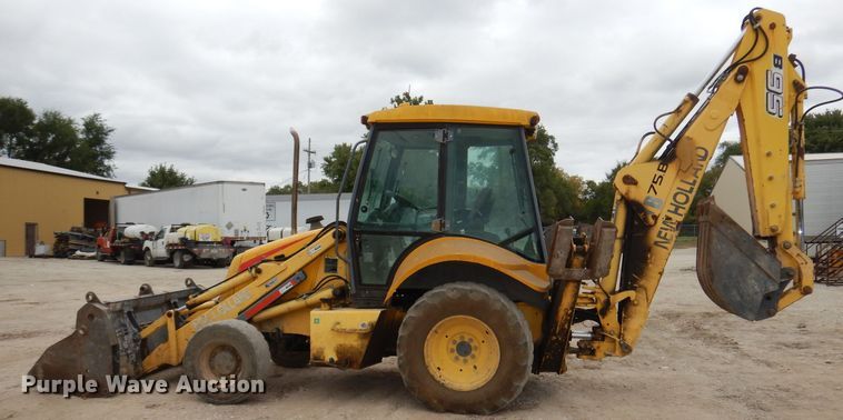 image for item DJ6817 New Holland LB75B  backhoe