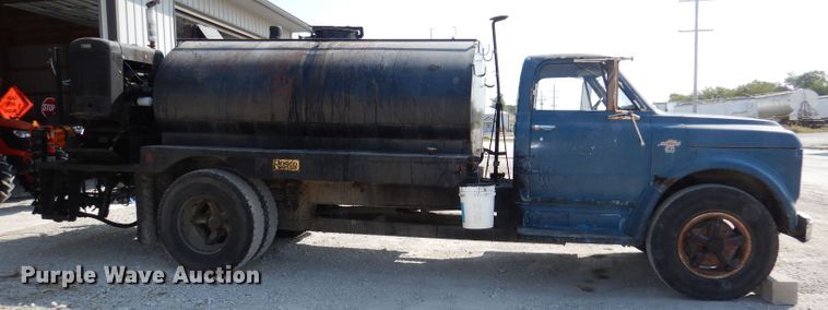 image for item DJ6824 1967 Chevrolet 60  oil distributor truck