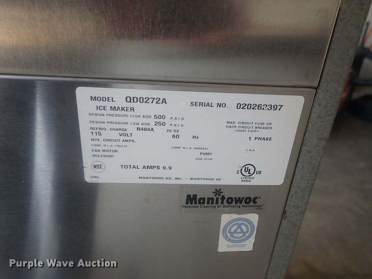 image for item GL9440 Manitowoc ice maker