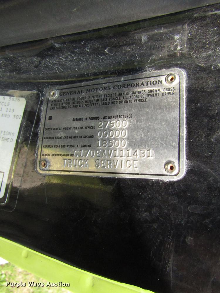 image for item GQ9132 1980 Chevrolet CC7D042  pumper fire truck