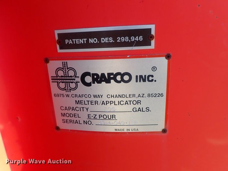 image for item GV9652 Crafco pot hole patcher