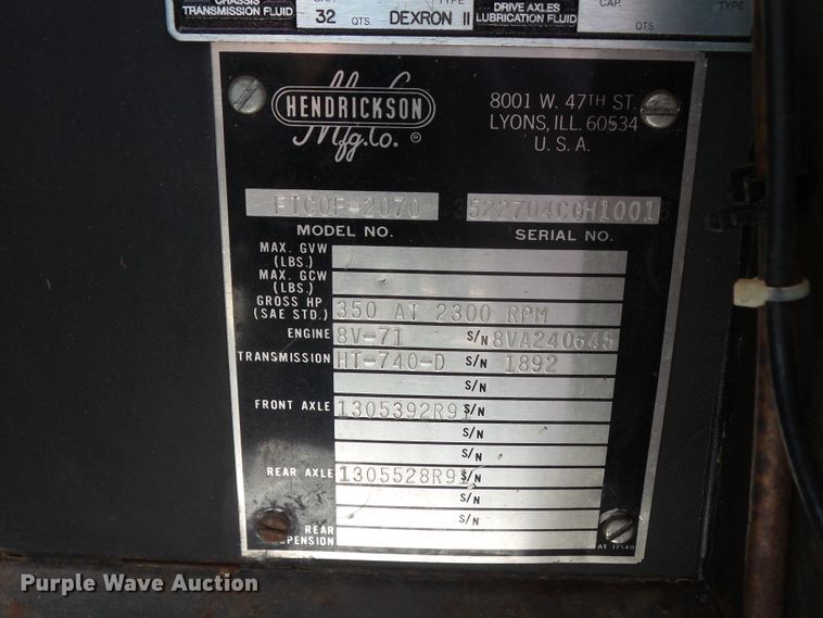 image for item GX9122 1974 International Snokel  ladder fire truck