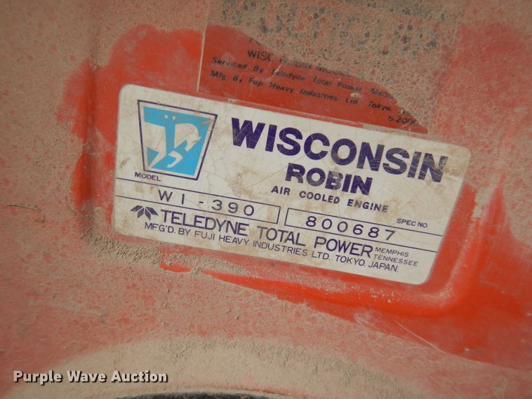 image for item HD9390 Multiquip 6000 generator