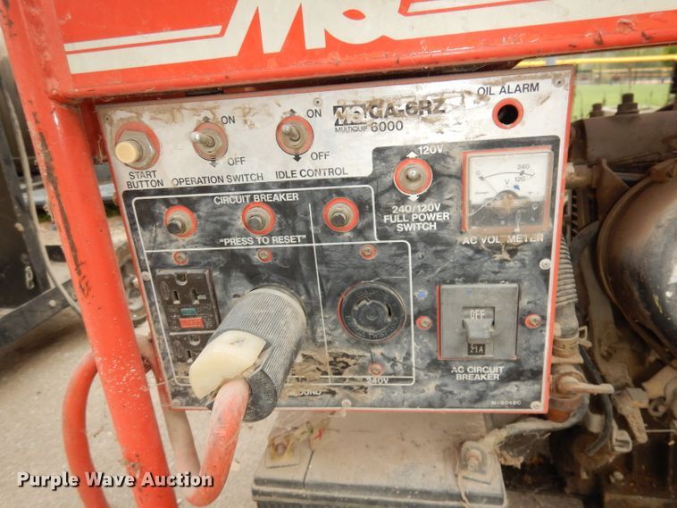 image for item HD9390 Multiquip 6000 generator