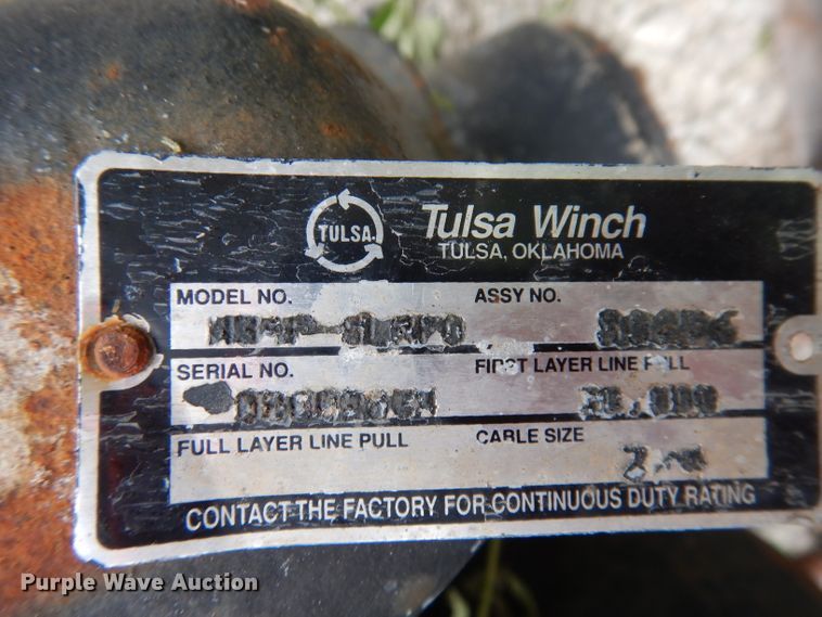 image for item HD9407 Tulsa winch