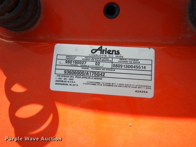 image for item HD9441 Ariens lawn mower