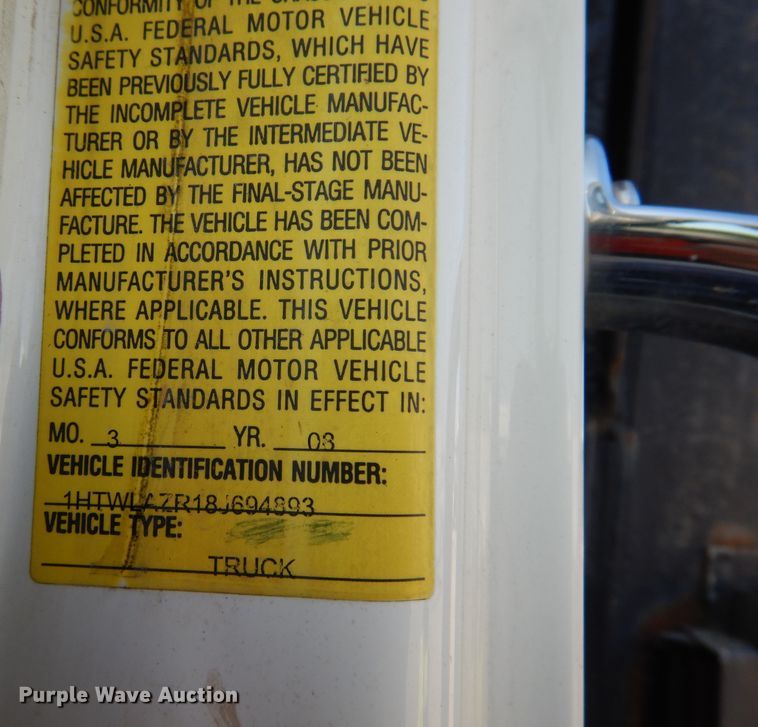 image for item HD9469 2008 International WorkStar 7500  dump truck