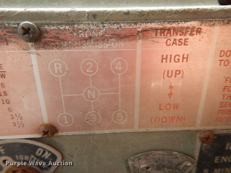 image for item HJ9648 1967 Kaiser M52A2  semi truck