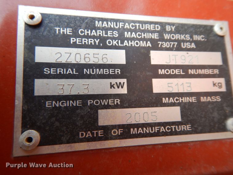 image for item HJ9649 2005 Ditch Witch JT921  directional boring unit