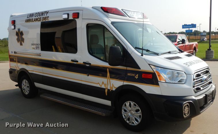 image for item HJ9694 2016 Ford Transit 250  ambulance