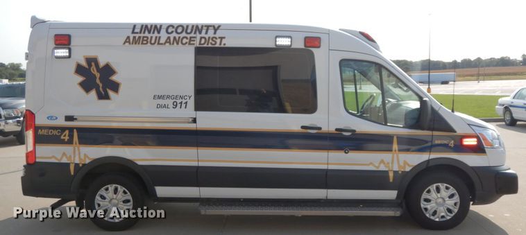 image for item HJ9694 2016 Ford Transit 250  ambulance