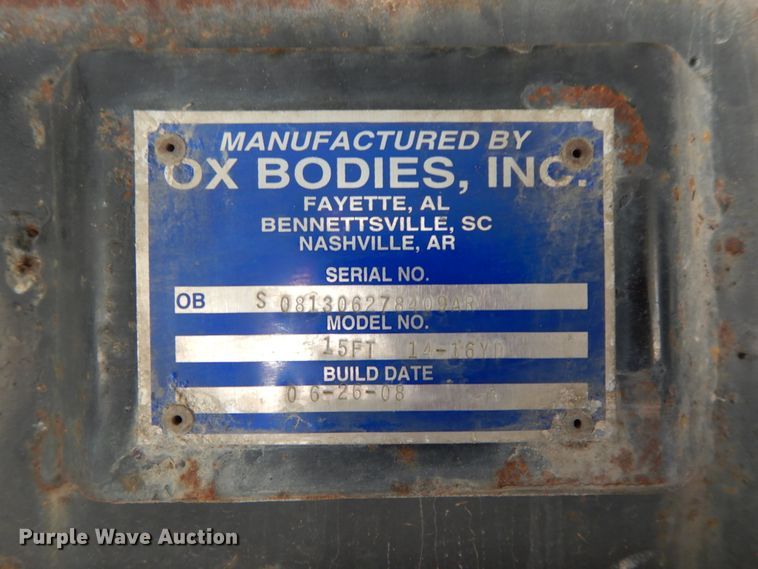 image for item HJ9695 2009 International WorkStar 7400  dump truck