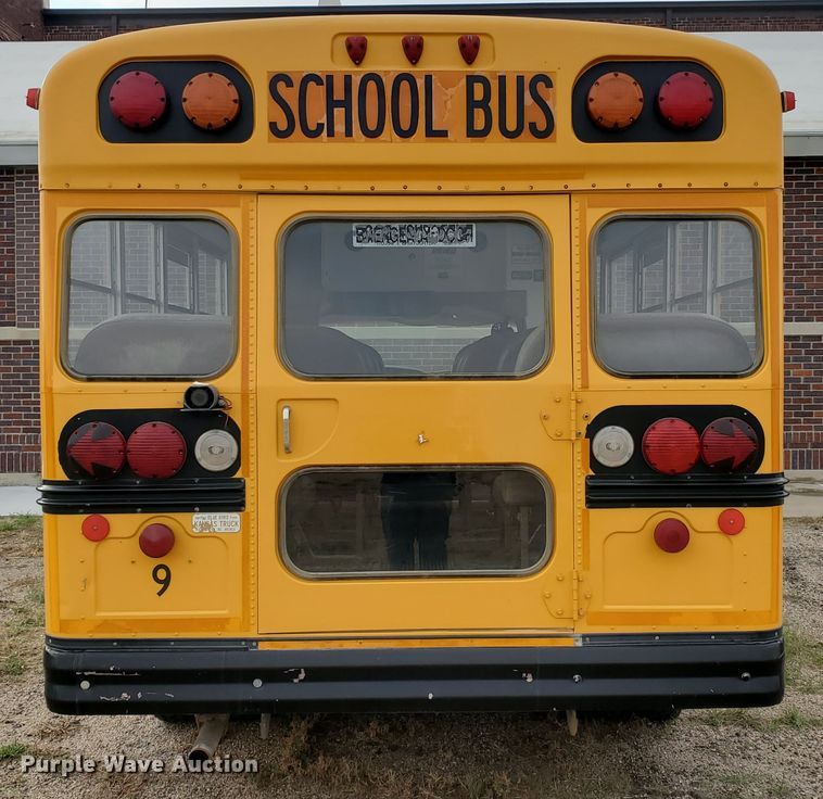 image for item HO9539 1998 Chevrolet Blue Bird  school bus
