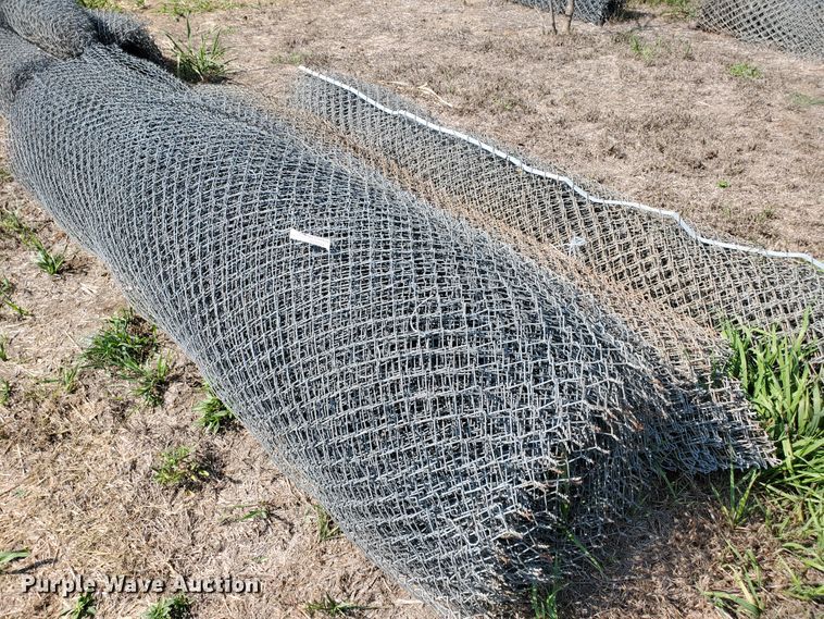 image for item HO9559 Approximately 25 rolls of chainlink fencing