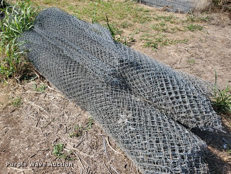 image for item HO9559 Approximately 25 rolls of chainlink fencing