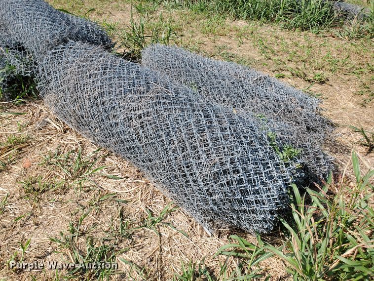 image for item HO9560 Approximately 19 rolls of chainlink fencing